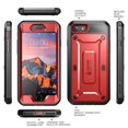 thumbnail image 3 of SUPCASE Unicorn Beetle Pro Series Rugged Cell Phone Case with Belt Clip iPhone 7 8 and SE, Red, 3 of 7