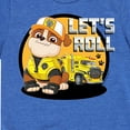 thumbnail image 3 of Paw Patrol - Let's Roll Rubble - Toddler And Youth Short Sleeve Graphic T-Shirt, 3 of 6