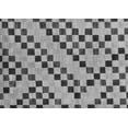 thumbnail image 1 of Ahgly Company Indoor Rectangle Checkered Gray Modern Area Rugs, 8' x 10', 1 of 4