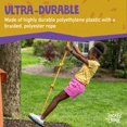 thumbnail image 5 of Jack and June Green Playset Rope and Disc Swing with Leg Safety Protector and Fully Adjustable Rope, 5 of 6