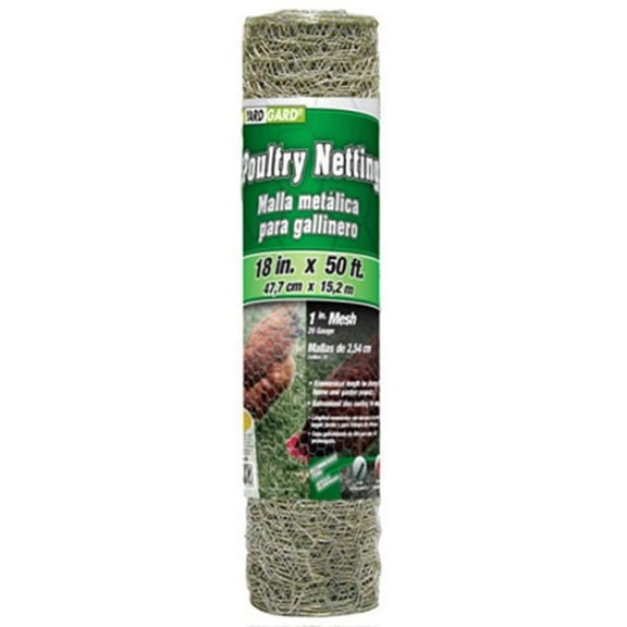 Midwest Air  18 in. x 50 ft. Poultry Netting, 1 in. Mesh