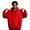 Red,#005, variant on Men's Hoodie Oversized Solid Color Heavyweight Sweatshirt Casual Athletic Pullover with Pocket,M