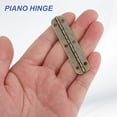 thumbnail image 4 of Uxcell Small Piano Hinge Mini Jewelry Box Hinges with Screw for Jewellery Wooden Box Bronze Tone, 4 of 7