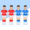 thumbnail image 3 of MasteelfCA 4 Pcs Tringle de Soccer de Table pour Hommes, Pièces de Rechange, Jeux de Table pour Enfants, Accessoires en Plastique, Poupées Humaines pour Machine de Soccer de Table 1,2m (Rouge et Bleu), 3 of 8