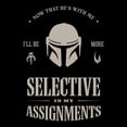 thumbnail image 2 of Womens Star Wars: The Mandalorian and Grogu Selective In My Assignments T Shirt, 2 of 5