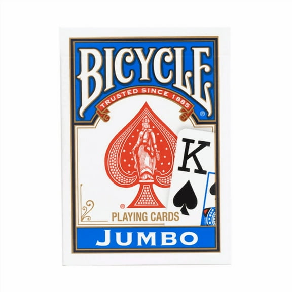 Bicycle Jumbo Index 88 (Blue) Playing Cards