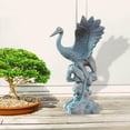thumbnail image 3 of Figuras decorativas de pájaros Zulema Estatua en forma de grulla, 3 of 8
