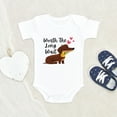 thumbnail image 2 of Newbabywishes - Worthful Long Wait Pun Baby Clothes for Boys and Girls - Dachshund Baby Clothing, 2 of 4
