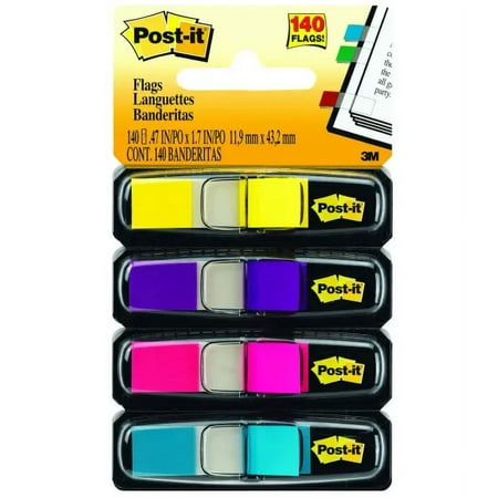 Post-It 683-4AB Flags 1/2 Inch, 140 Total, Each