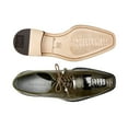 thumbnail image 2 of Belvedere Mens Shoes Batta Olive Genuine Ostrich Lace Up 14006, 2 of 3