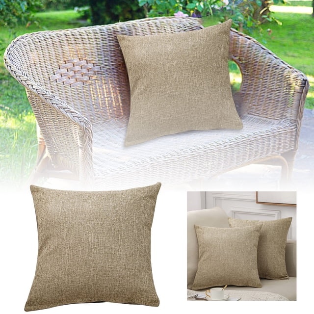 Solid Color Pillow Covers Stylish Throw Polyester Fabric Durable Breathable Easy Installation with Zipper Closure for Cozy Home Décor