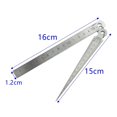 thumbnail image 6 of 16x1.2cm Ruler Depth Ruler Gap Hole Inspection Lightweight Nice Practical, 6 of 7