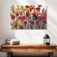 thumbnail image 2 of Elephant Stock Variety Of Flowers I Wall Art - Horizontal Canvas Wall Art - Living Room Wall Decor - Floral And Botanical Canvas - Red And Purple Decor By Tim O'toole - 24" x 16", 2 of 8