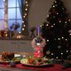 thumbnail image 4 of Decoración de la tapa de botellas de vino de Navidad | Manga de tela a cuadros a rayas | Rojo y Marrón | 9,45"x5,51" | Agarre antideslizante aislado | Accesorio de mesa festiva, idea de regalo, 4 of 6