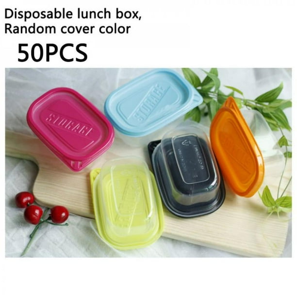 Spree Disposable Box 50pcs 1000ml Square Disposable Lunch Box Cake Packaging Boxes Plastic Eco Friendly Fruit Vegetable Food Container Kitchen Tools Walmart Com Walmart Com