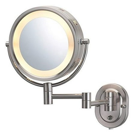 Symple Stuff Lighted Wall Mount Makeup Shaving Mirror This On Opens A Dialog That Displays Additional Images For Product With The Option To Zoom In Or Out