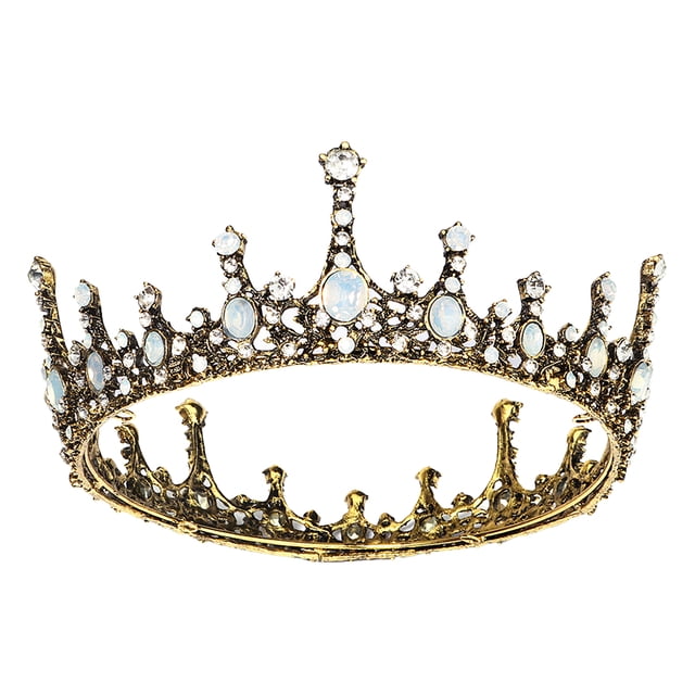 MasteelfCA 1 Pce Couronne de Fête Baroque Coiffe Rétro Accessoire de Robe de Mariée Couronne de Mariée