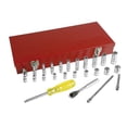 thumbnail image 1 of Juego Dados Y Accesorios Cuadro 1/4 pulgadas 26 Pzas Urrea Urrea 47116, 1 of 2