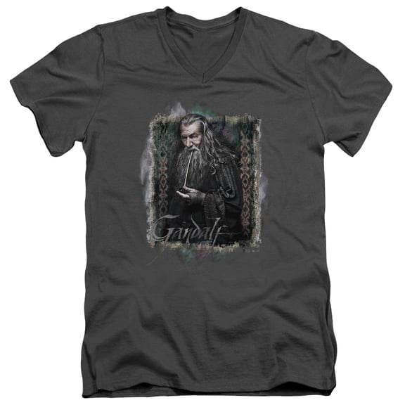 The Hobbit - Gandalf - Slim Fit V Neck Shirt - Small