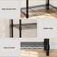 thumbnail image 5 of M MZG Estante de Almacenamiento de Metal de 4 Niveles, Unidad de Estantería para el Hogar, Cocina, Sala de Estar, Baño (Negro, 4 Niveles, 11.8" D X 17.7" W X 41.9" H), 5 of 6
