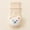 White, variant on Avrnliq Kids Socks for Girls - Cotton Ankle Length Socks with 3D Teddy Bear, Brown, Soft Skin-Friendly, Fits 0-1 to 1-3 Years (S/M), 1 Pair,Size M