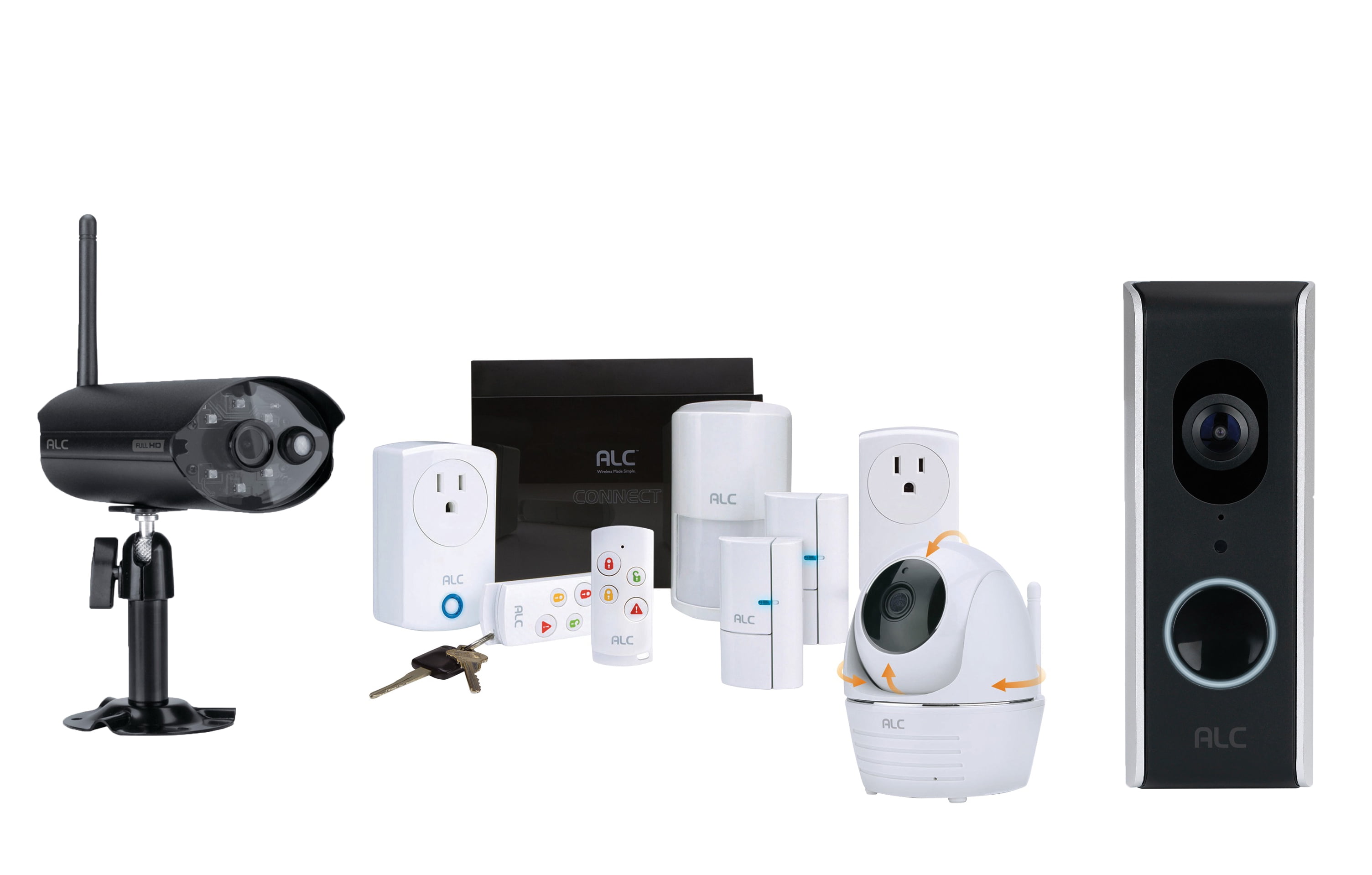 ALC AHS62723 Connect Plus SelfMonitoring Security System, AWF71D