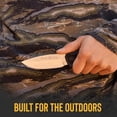 thumbnail image 6 of Buck Knives 685 Large BuckLite Max II Hunting Knife, 4" Fixed Blade, Rubber Handle, 4.7 oz, 6 of 8