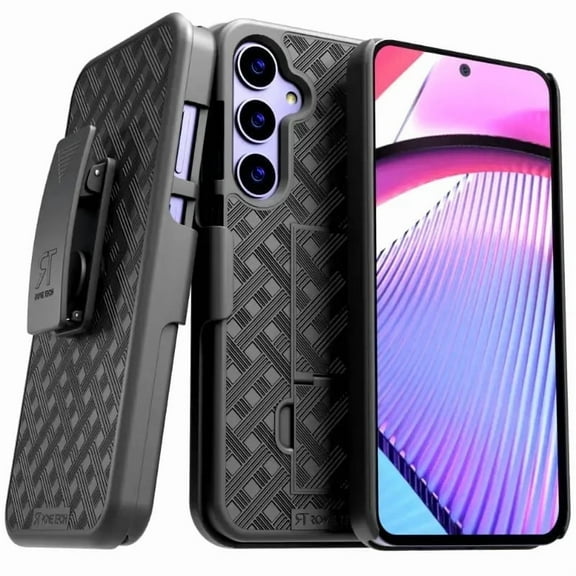 Rome Tech Samsung Galaxy S24 Plus Holster Case - Black/Light Pink