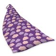 thumbnail image 2 of Cartoon Lounger Chair Bag, Pattern of Clouds Paint Splash in Style Abstract Art Sky View, High Capacity Storage with Handle Container, Lounger Size, Violet and Pale Salmon, by Ambesonne, 2 of 5