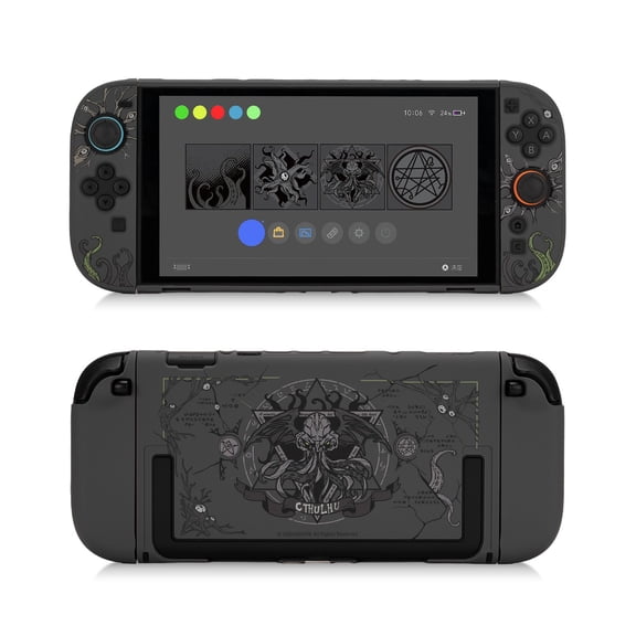 GeekShare Slim Protective Case for Nintendo Switch 2 Console and JoyCon Cover Hard Skin Cthulhu