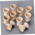 thumbnail image 4 of OULII 12Pcs Egg Display Cups Wooden for Children Easter Tea Napkins, 4 of 8