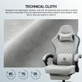 GTPLAYER Pocket Spring Cushion Gaming Chair with Footrest&&Linkage
