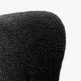 thumbnail image 6 of WestinTrends 25" Wide Upholstered Boucle Accent Chairs Set of Two, Black, 6 of 15