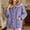 Purple, variant on uublik Women's Fleece Bed Jacket with Front Pockets Button Front Cozy Lounge Wear for Sleeping Coffee