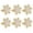 Gold, variant on Pack of 6 Napkin Rings Snowflake Napkins Buckles for Wedding Banquet Versatile Table Decoration