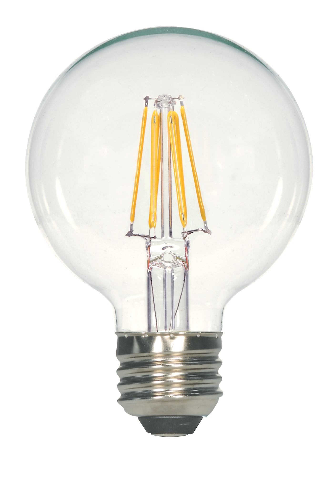Satco Lighting S29878 Single 5.5 Watt Vintage Edison Dimmable G25 Medium (E26) Led Bulb