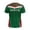 Green, variant on Trendfront Womens Country Pride Soccer Jersey Crewneck Short Sleeve Flag Letter Graphic Football Fan Match Day Athletic Tee Tops
