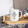thumbnail image 4 of Inspirational Coffee Mugs,You Make The World A Better Place Coffee Mug,Birthday Christmas Gifts For Her Mom Sisters Coworker Boss,Rainbow Coffee Mug 11oz, 4 of 6