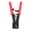 Red, variant on NFTIGB RJ45 Crimping Tool Pass Through CAT6 CAT5E Ethernet Wire Crimper Steel Electrical Electronic Tools Red 10.63 inches / 27 cm