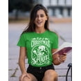 thumbnail image 2 of Full of Christmas Spirit Funny Skeleton Holiday Season Shirt for Women Womens Tshirt, 3XL, Green, 2 of 6