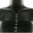 thumbnail image 3 of Mi Amore Adjustable Y-Necklace Silver-Tone, 3 of 3