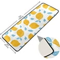 thumbnail image 2 of Kitchen Rugs and Mats Non-Skid Washable Runner Rugs Lemon Leave Long 72x24 inch for Floor Cushioned Hallway Entryway Indoor 2x6, 2 of 7