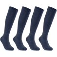 thumbnail image 1 of pares de medias de soporte, medias de viaje, medias de compresión, mujeres y hombres, calcetines de soporte hasta la rodilla, 1 of 4