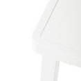 thumbnail image 4 of WestinTrends Playa 59" Iron Metal Outdoor Rectangular Patio Dining Table For 6, White, 4 of 15