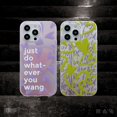 thumbnail image 2 of Patrón De Creatividad Carta De Amor A Prueba De Golpes Proteger Silicona Escaldado Plata Funda Para Teléfono Para iPhone 11 12 13 Pro Max14 Max 14 Plus, 2 of 3