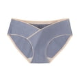 thumbnail image 1 of Ropa interior para mujeres embarazadas, pantalones triangulares finos de algodón sin costuras de cintura baja para mujer, de gran tamaño, transpirables, para finales del embarazo, 1 of 6