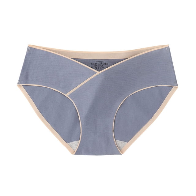 Ropa interior para mujeres embarazadas, pantalones triangulares finos de algodón sin costuras de cintura baja para mujer, de gran tamaño, transpirables, para finales del embarazo