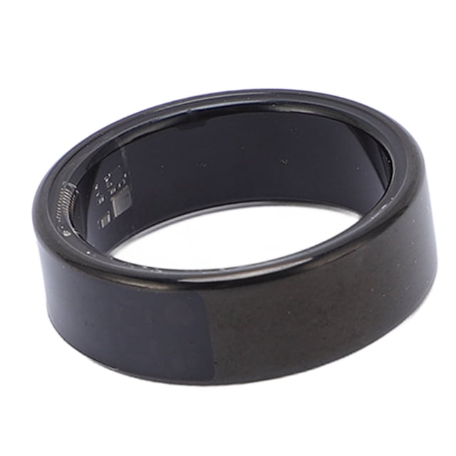 Smart Smart Ring with APP Display Screen Multiple Sports Modes IP68 Water Resistant Stainless Steel 18mAh Smart Fitness Ring for Cycling Running