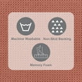 thumbnail image 4 of Better Homes & Gardens Signature Soft Cotton Memory Foam Bath Rug, Old Rose, 20" x 34", 4 of 11