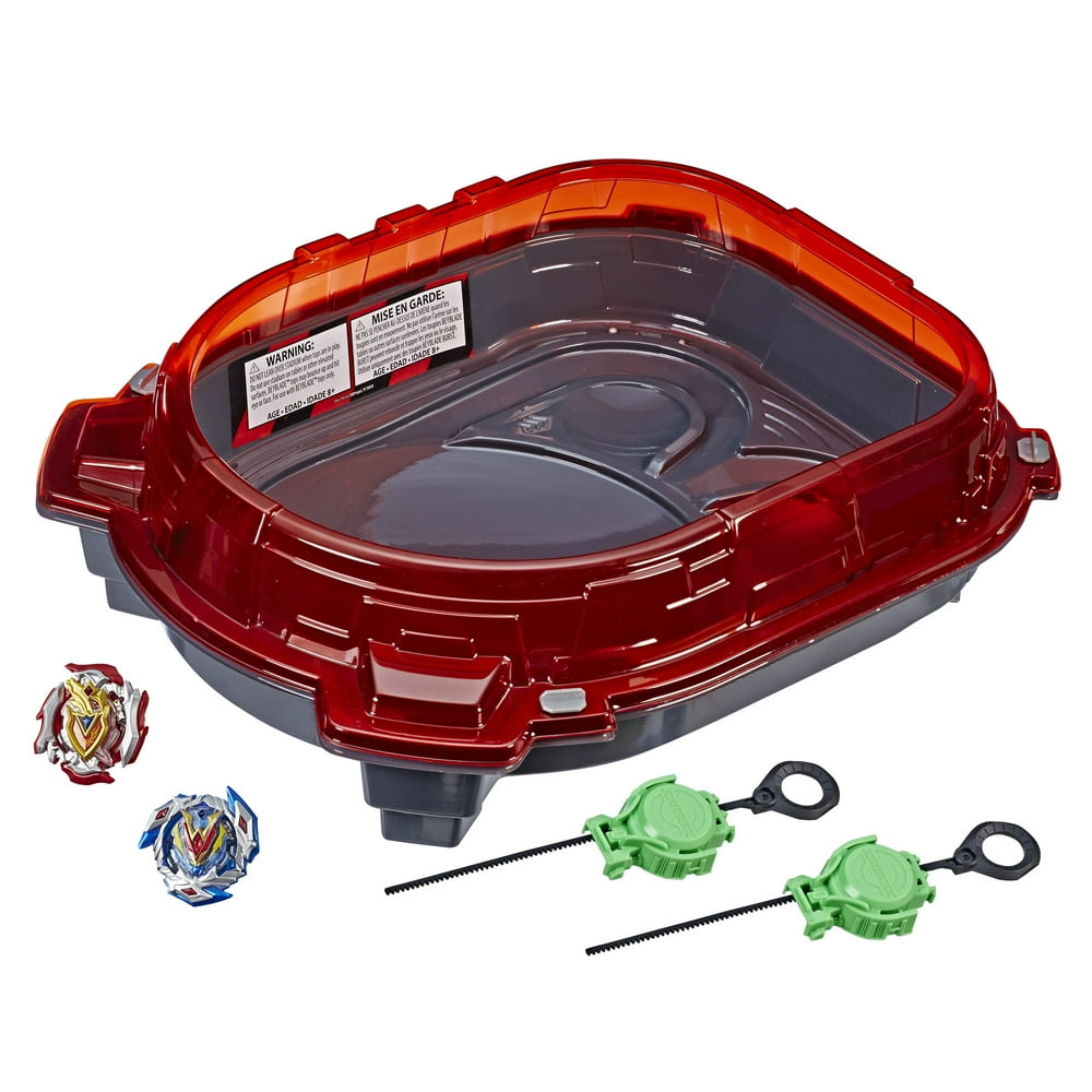 Beyblade Burst Turbo Slingshock Rail Rush Battle Set Complete Set With 